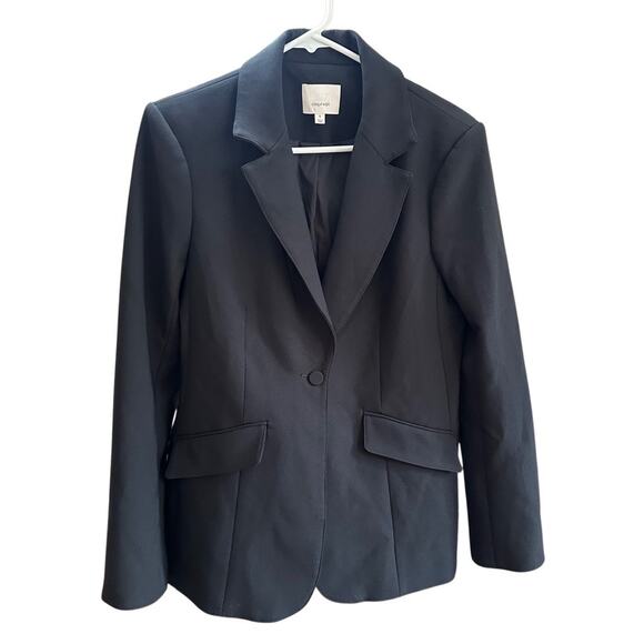 Cinq‎ à Sept- Kym Zipper Cuff Blazer Black Size 8 Formal Corporate Interview - Picture 11 of 14